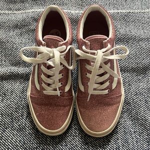 Pink Glitter Vans
